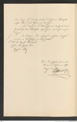 k.k. naturhistorisches Hofmuseum, Intendanzakten 1885-1896 (Hauer), Aktenzahl Z.118/1891, Seite 2